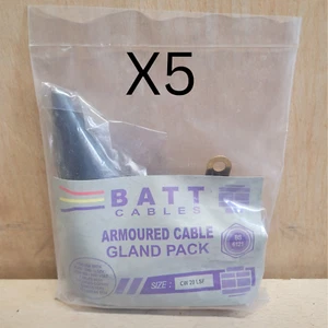 CW20 SWA GLANDS LSF ARMOURED CABLE GLANDS OUTDOOR 5 PACKS- 10 GLANDS. - Picture 1 of 5