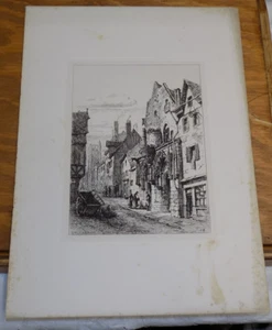 Stampa antica 1875///ORLEANS, LA CHIESA DI SAN JACQUES, FRANCIA - Foto 1 di 1