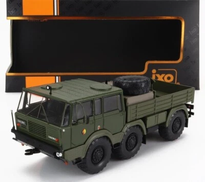 TATRA 813 6X6 NVA Cassonato Doppia Cabina IXO TRU041 1:43 Camion Militare - Immagine 1 di 4