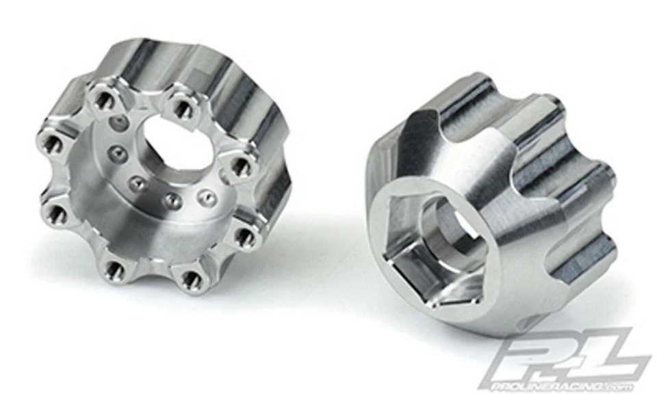 New Pro Line For 8x32 3.8" Wheels 8x32 to 17mm 1/2" Offset Aluminum Hex Adapters - Image 1 of 1
