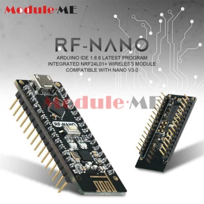 RF-Nano Integrated Board Micro USB Interface NANO V3.0 NRF24L01 For Arduino New - Image 1 of 4