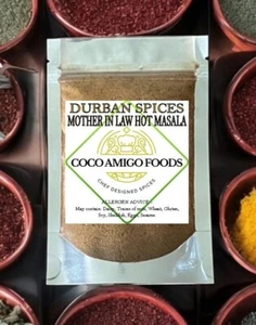 DURBAN MOTHER-IN-LAW HOT MASALA - SOUTH AFRICAN SPICES - 50g - Picture 1 of 2