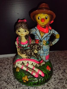 Earl Bernard Wizard of Oz Dorothy Toto Scarecrow Musical Trinket Box Top. Vntg. - Picture 1 of 3