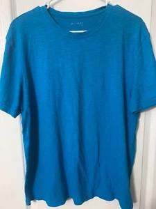 Michael Kors Solid Short Sleeve Crew Neck Men's T-Shirt Large Royal Blue - Imagen 1 de 3