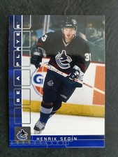 2001-02 BAP Memorabilia Sapphire #46 Henrik Sedin #056/100