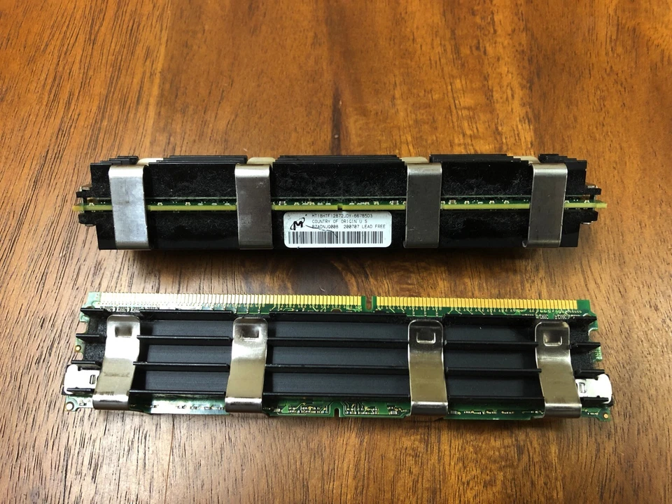 1 Gb (512 x 2) Micron DDR2-667MHz PC2-5300 RAM - Mac Pro 1,1 and 2,1 - Image 1 of 1