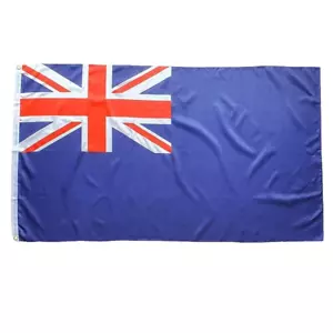Blue Ensign 5x3ft Flag Royal Navy Remembrance Day 75D Polyester Free UK Delivery - Foto 1 di 4