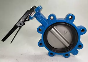 Lug Style Butterfly Valve 6" 255-psi Epoxy Coated DI Body, Stainless Steel Disc - Picture 1 of 14