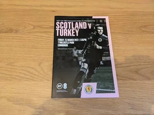 2021-22 Scotland v Turkey - Under 21 Championship - Picture 1 of 1