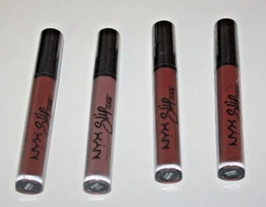 NYX Slip Tease Full Color Lip Oil 3x STL004 + STL002 Lot Of 4 Sealed - Picture 1 of 2