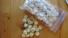 100- 44-45 Cal 100 Natural 100% Wool Wads- 