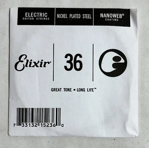 Elixir 15236 Nanoweb Electric .036 Single Guitar String NOS Guitar String - Picture 1 of 2