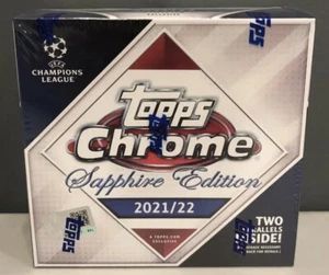 2021-22 Topps Chrome Sapphire UEFA Champions League Hobby Box - Picture 1 of 1