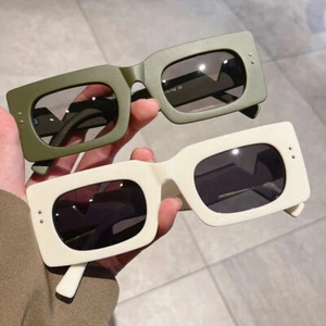 Herren Sonnenbrille Damen Sonnenbrille rechteckig Vollrahmen Reise Party Sonnenbrille - Bild 1 von 14