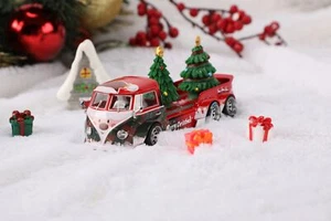 Liberty 1:64 VW T1 Merry Christmas Flatbed Tow Truck Model Diecast Metal Car - Picture 1 of 4
