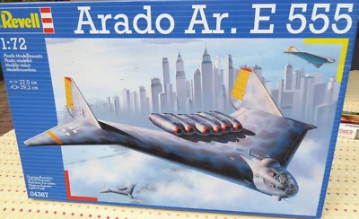 Revell 04367 Avion 1:72 Arado Ar E 555 Düsenbomber Ww II Projet Fighter, Ovp - Image 1 of 3