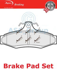 Juego Pastillas Freno Traseras Apec Calidad EO PAD1008 - Imagen 1 de 1