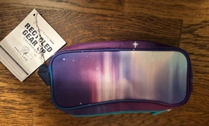 Astuccio portamatite Pottery Barn Teen Gear-Up viola Aurora riciclato iniziale rimosso nuovo con etichette - Foto 1 di 3