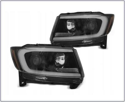 2x SCHEINWERFER HAUPTSCHEINWERFER FÜR JEEP GRAND CHEROKEE 2010 - 2013 LED - Bild 1 von 3