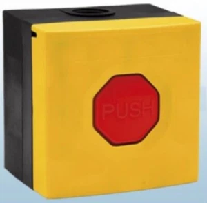 IVA INC - STI WSS3-5R14 Botón momentáneo exterior DPCO, amarillo-rojo (42) - Imagen 1 de 3