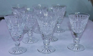8 Waterford Irish Crystal Tramore 4 1/2” Champagne Sherbet Glasses Ireland - Picture 1 of 9