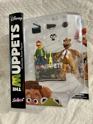 Figuras de ação The Muppets Fozzie & Scooter Diamond Select série 1 - Imagem 1 de 4
