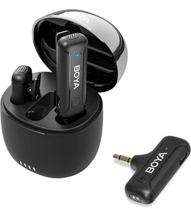 BOYA Dual Wireless Lavalier Microphone For Mobile Journalists, Vlogs BY-WM3T-M2 - Picture 1 of 18