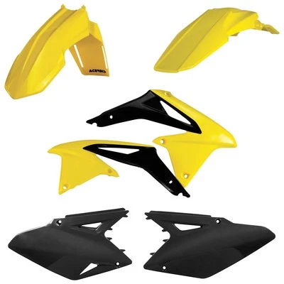 Kit réplica plástico Acerbis original 17 para Suzuki RMZ450 2008-2017 Foto 1 de 2