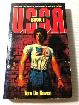 b Tom De Haven U.S.S.A. Book One 1987 First Avon Printing - Image 1 of 3