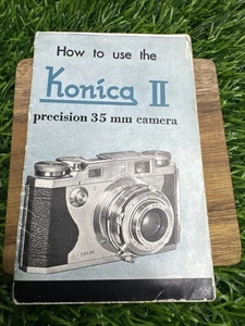 How To Use The Konica II Precision 35mm Camera Manual Original - Picture 1 of 10