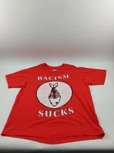 Vintage Fishbone "Racism Sucks" band anti racism - RARE Size XL - Picture 1 of 8