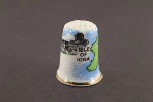 Impressionen Design Fingerhut SOUND OF INDIA Isle of Iona Nähen Souvenir England - Bild 1 von 4