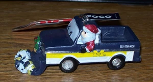 FOCO Michigan Wolverines Team Ornament ~ Weihnachtsbaum Schneepflug LKW - Bild 1 von 7