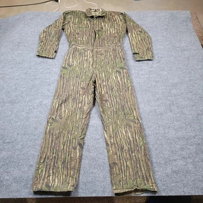 Vintage Walls Coveralls Mens Medium Tall Camo Realtree Hunting Outdoor 90s USA - Image 1 of 4