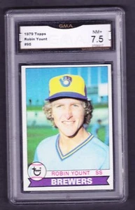 Robin Yount Milwaukee Brewers GMA 1979 Topps #95 7,5 - Imagen 1 de 3