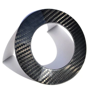 Carbon For VW Volkswagen Golf MK6 GTI Golf R MK6 VW Polo Steering Wheel Cover - Picture 1 of 9