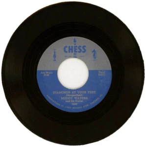 MUDDY WATERS "DIAMONDS AT YOUR FEET c/w SUGAR SWEET" 1956/1955 BLUES - Picture 1 of 1