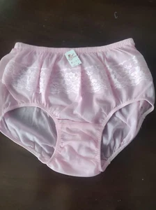 handmade retro style all nylon panties size lg waist - 36 inches pink - Picture 1 of 2