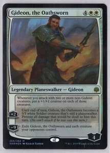 1x Gideon, the Oathsworn *PDE Foil* - War of the Spark - Near Mint - Imagen 1 de 1