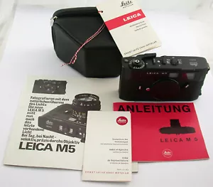 Carcasa LEICA M5 body super-classic telémetro visor de medición excelente servicio EXTRAS - Imagen 1 de 12