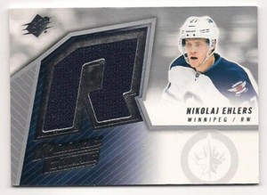 Nikolaj Ehlers 15-16 Upper Deck SPx Rookie Fabric Game Jersey