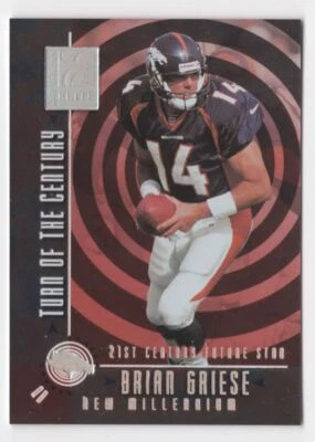 2000 Donruss Elite Turn of the Century Brian Griese /1000 Denver Broncos - Image 1 of 2