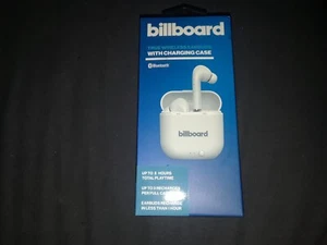 BILLBOARD Bluetooth True Wireless Earbuds w/Microphone Charging Case 8 hour play - Picture 1 of 2