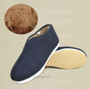 Hechos a mano monje budista invierno kung fu tai chi zapatos artes marciales botas Wushu - Imagen 1 de 4