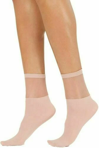 INC International Concepts INC Women's Sheer Ankle Socks Pink - Image 1 of 1