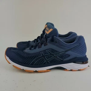Asics Womens T855N GT-2000 6 Blue Running Training Shoes Sneakers Size 6.5 - Picture 1 of 9