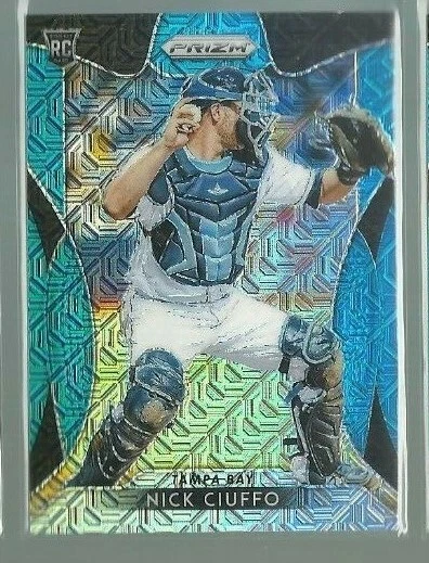 2019 Panini Prizm Prizms Blue Mojo #212 Nick Ciuffo RC 386/399 (ref 78942) - Image 1 of 1