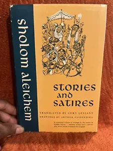 Stories and Satires by Sholom Aleichem (Hardcover, 1963) Curt Leviant - Picture 1 of 10