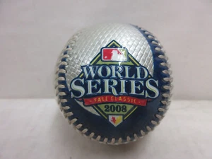 2008 World Series MLB Philadelphia Phillies Souvenir Rawlings Silver Baseball - Picture 1 of 6