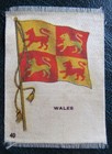 ITC Cigarette Silks Card Wales National Flag